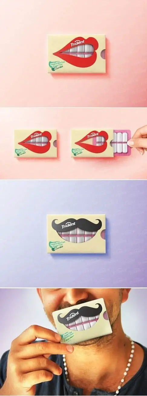 Trident Chewing Gum Packaging