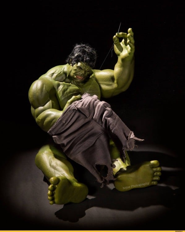 Hulk in Edy Hardjo's tongue-in-cheek version.