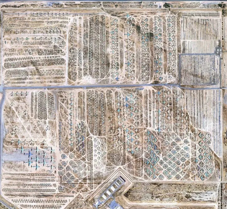 Airplane Cemetery in Tucson, Arizona
