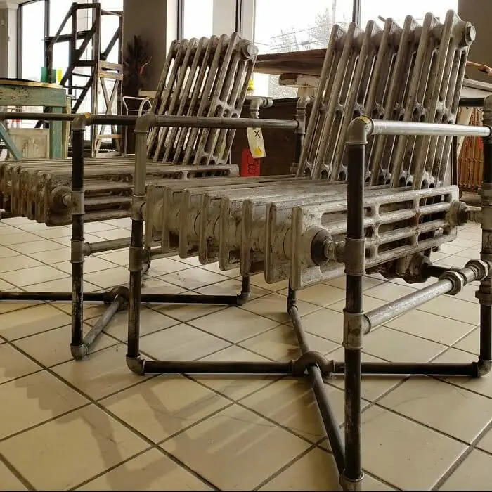 Chairs made with heaters
