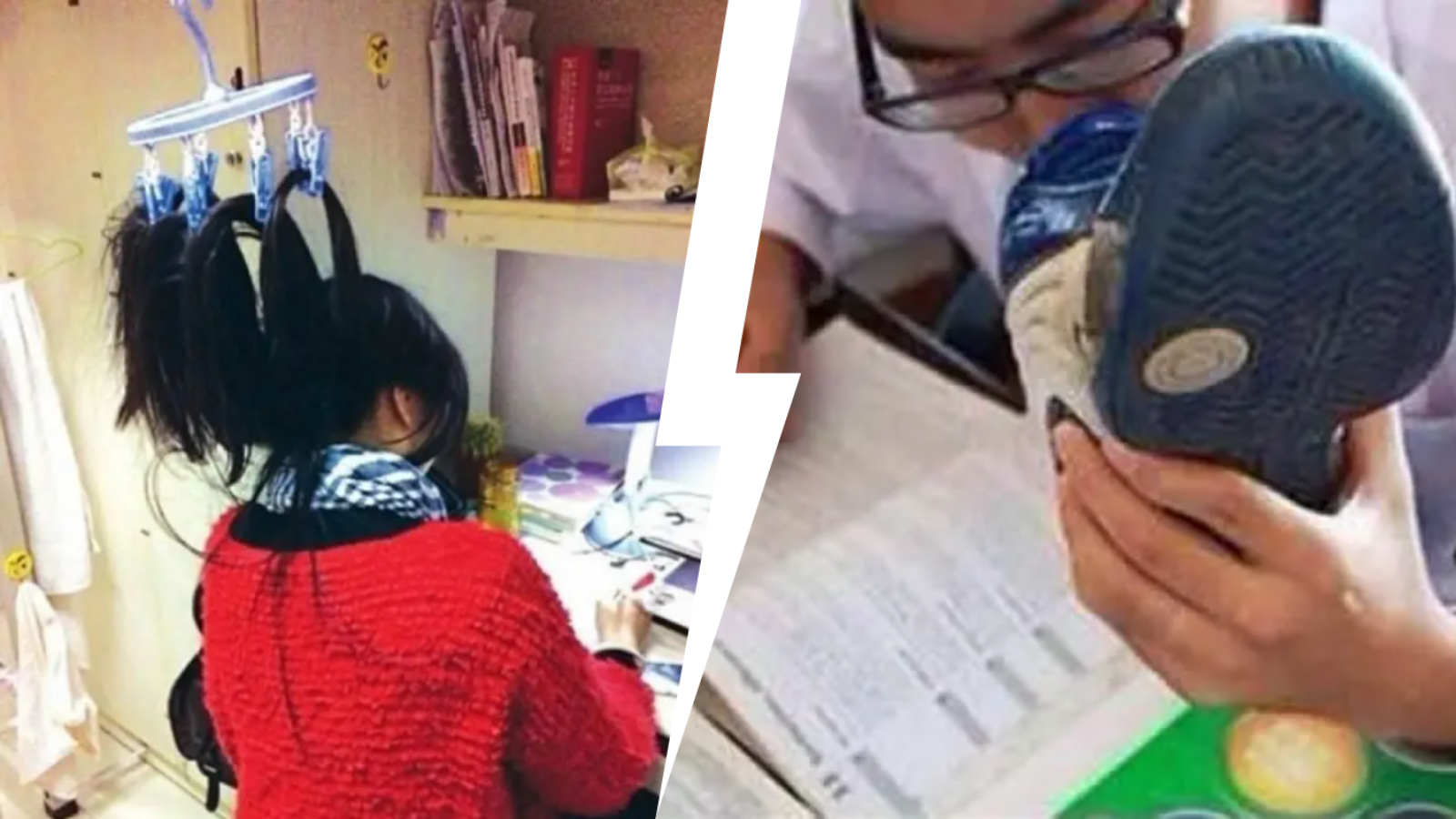Chinese Students Do Crazy Things To Keep Them Awake