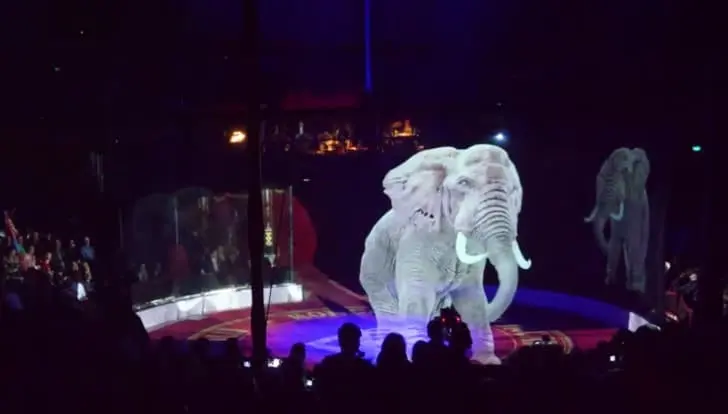 Circus Hologram Elephant