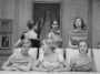 Group Of Women In Elegant Dresses, Around 1951