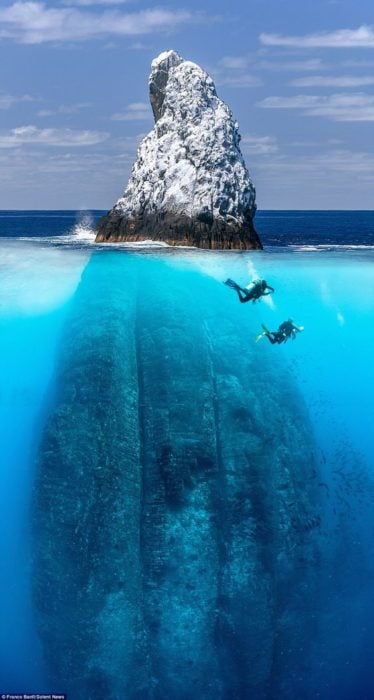 Giant Stone Under the Sea