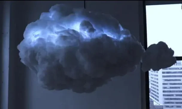 Interactive Cloud Shaped Lamp Music