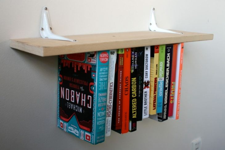 Inverted bookcase