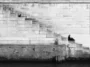 Lonely Person On The Stairs Black And White
