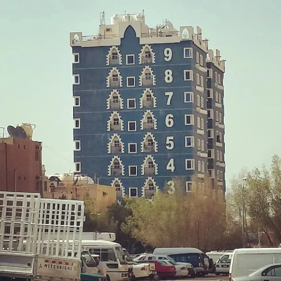 Numbered building