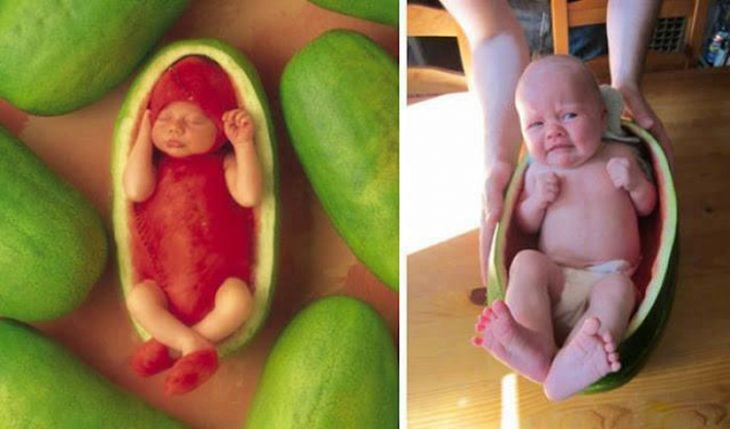 Photos of children watermelon fail 