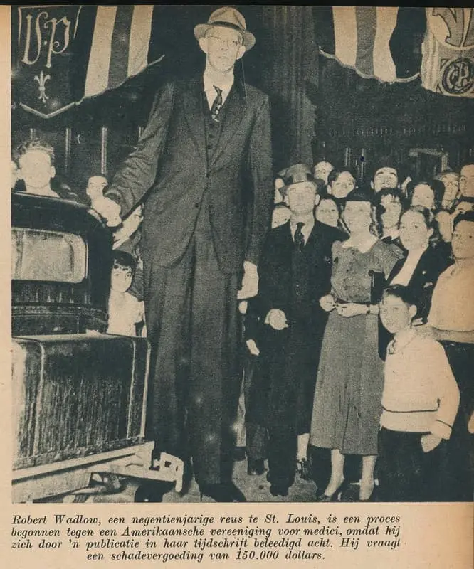 Robert Wadlow in 1937