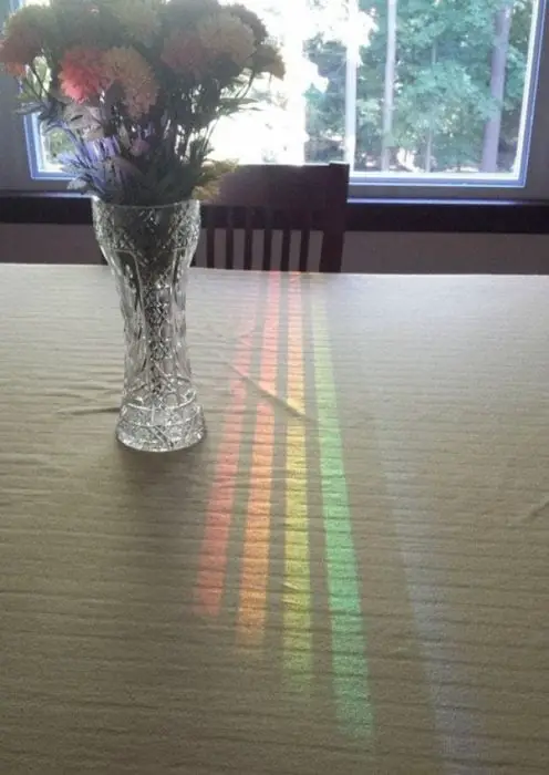 Spectrum of Light on the Table