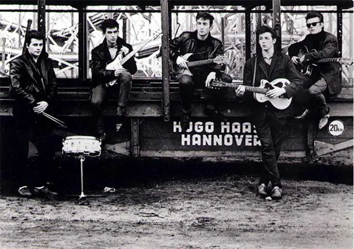 THE BEATLES, FIRST PHOTO SHOOT AROUND 1960