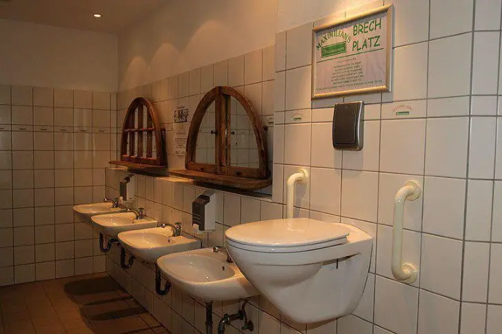 Vomit washbasin in Germany