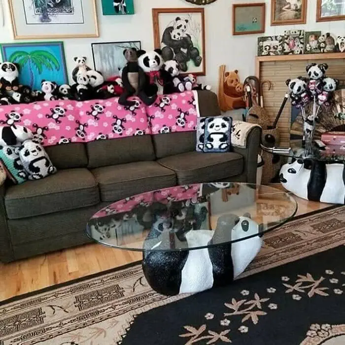 each of a panda fanatic