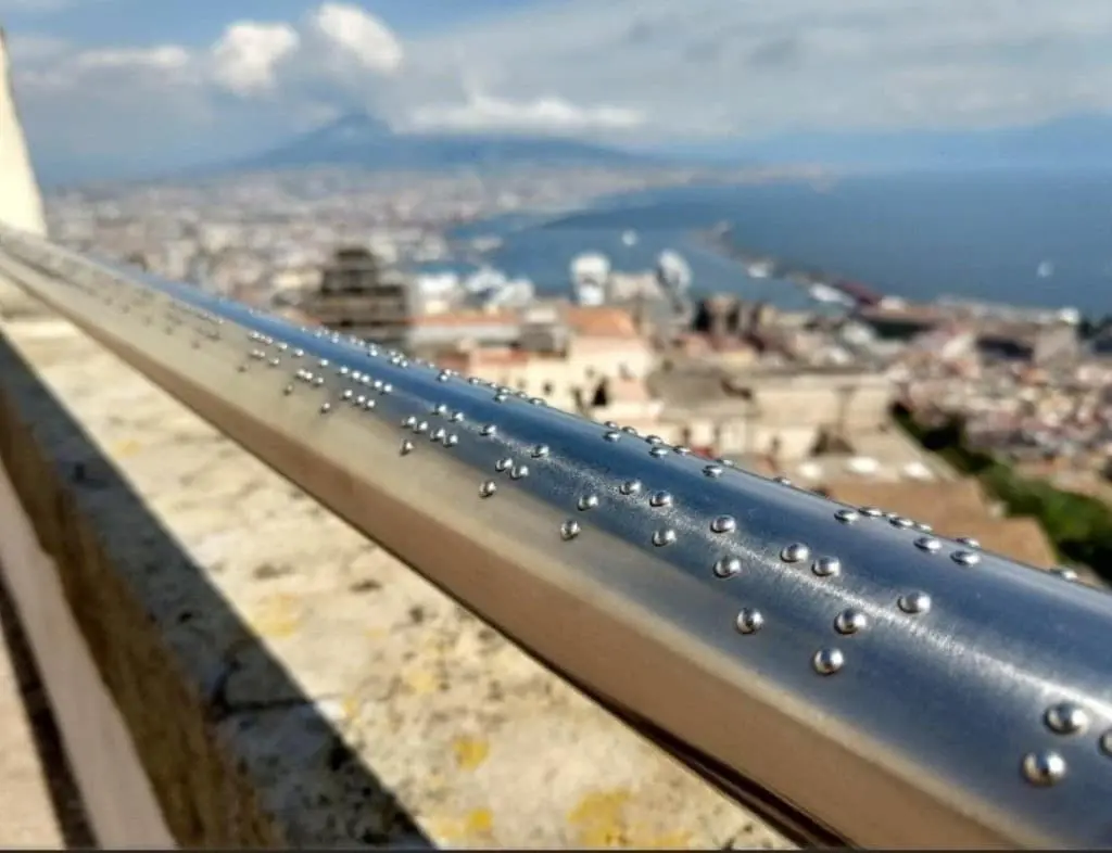 Braille at a viewpoint