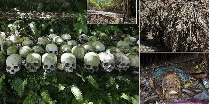 Skulls in Trunyan