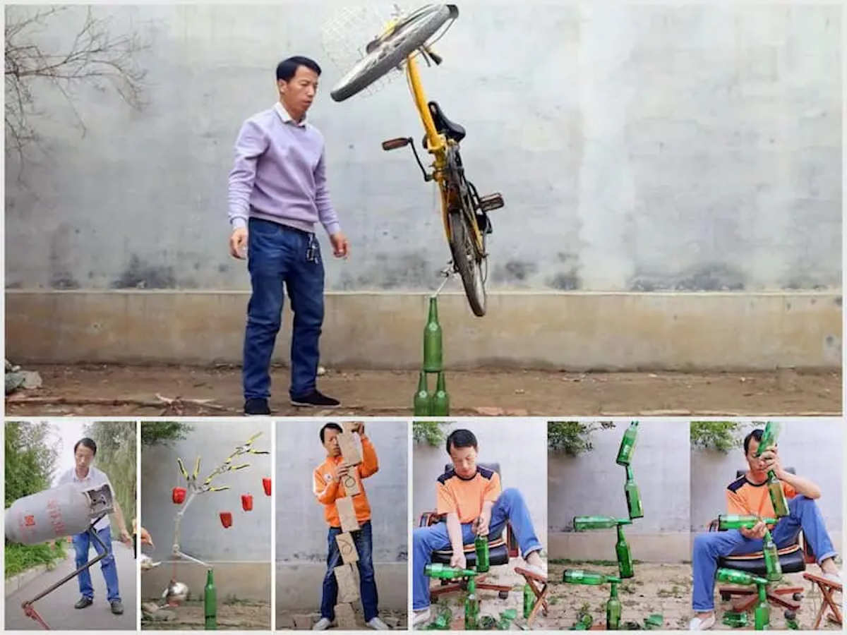 The Man Who Balances Things On The Internet