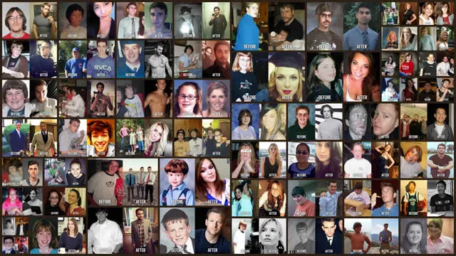 Ugly duckling before and after