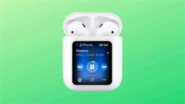 Apple Patents A New Airpods Design With A Display Built Into The Case