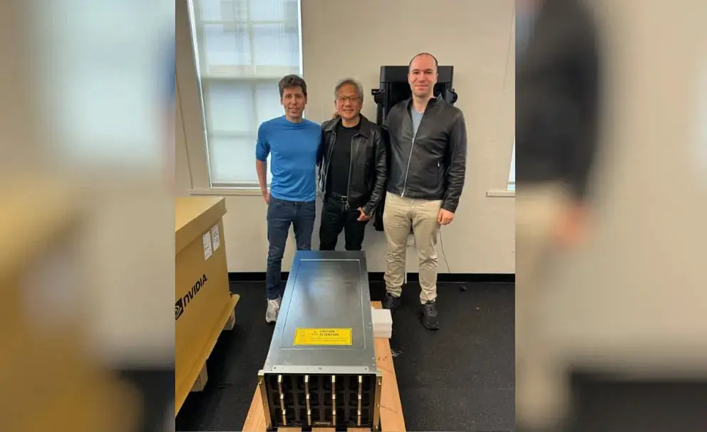 Huang himself delivered a supercomputer to OpenAI's executive team