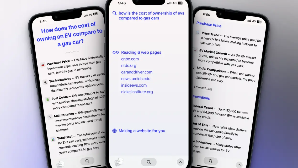 Safari will make summaries similar to those already made by the Arc browser