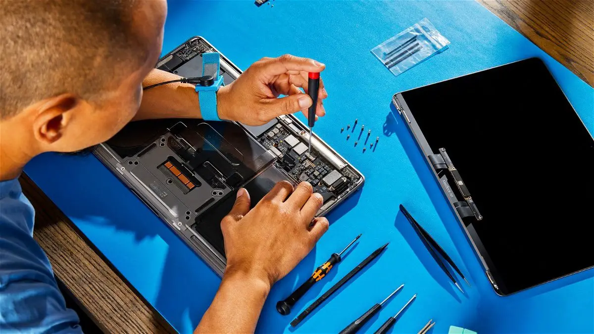 Self-repair program is completed with diagnostic tools