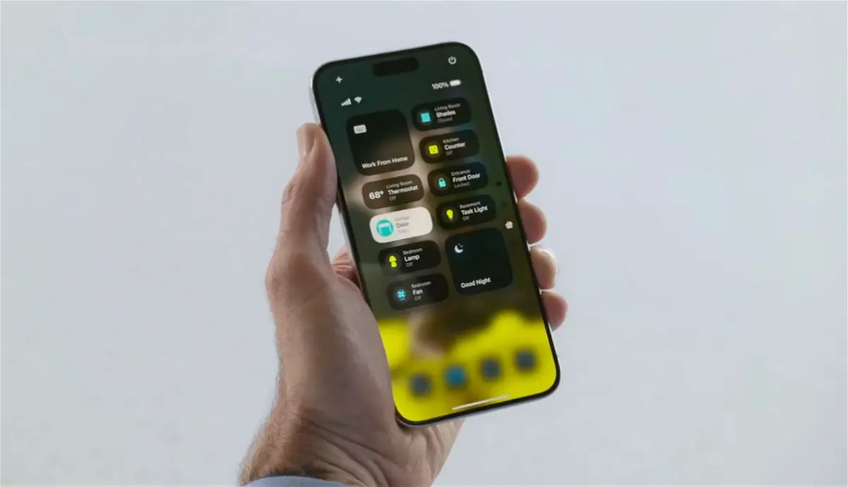 The new iOS 18 Control Center