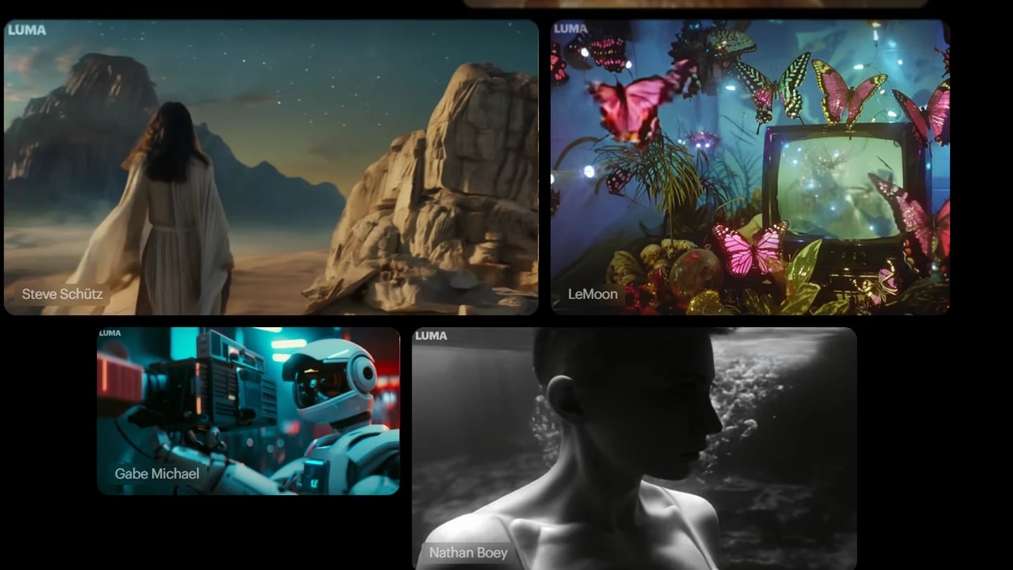 The tool is free. (Luma Dream Machine)